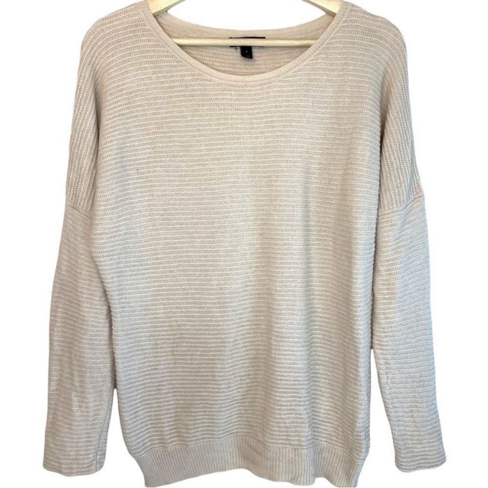 J Crew Wool Viscose Blend Ribbed Sweater